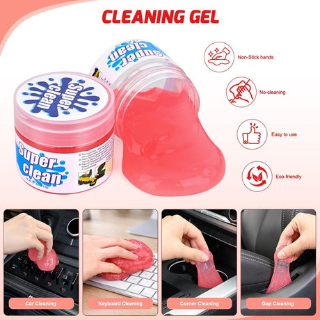Automotive Tools 15PCS Car Detailing Kit Auto Cleaning Tools Wash Set with Storage Carry Bag Beginners Easy to Use for Interior Exterior Car Care Clean Windshield Dashboard Seat Air Vents Wheels Tires, Red