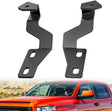 Ditch Light Brackets Hood Hinges Mount Bracket Kit for Auxiliary Offroad LED Pods Work Lighting Compatible with Toyota Tundra 2014 2015 2016 2017 2018 2019 2020 2021