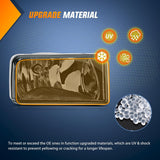 Fog Lights Assembly Compatible with 2007 2008 2009 2010 2011 2012 2013 2014 2015 Chevrolet Silverado Avalanche Tahoe Suburban GMC Sierra Yukon Cadillac Escalade smoke Lens
