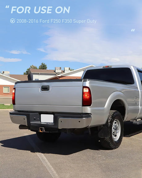 Taillight Assembly Compatible with 2008 2009 2010 2011 2012 2013 2014 2015 2016 Ford F250 F350 F450 Super Duty Rear Tail Light Lamp Replacement OE Style Driver and Passenger Side Dark Red