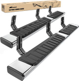 Running Boards for 1999-2016 Ford F250 F350 Super Duty/Extended Cab 2 Full-Size Door & 2 Half-Size Door 6 Inch Side Step Nerf Bars Stainless Steel