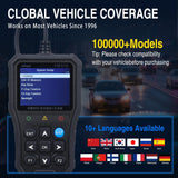 YM519 2.8 Inch Large Screen OBD2 Scanner - Enhanced Automotive Computer Diagnostic Tool - Car Code Reader for Engine Faults, I/M Readiness & Emission Test for All OBD II Protocol Cars