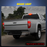 Third Brake Light Tail High Mount 3rd Stop Cargo Reverse LED Lights Red Lens Compatible with Chevy Colorado and GMC Canyon 2004 2005 2006 2007 2008 2009 2010 2011 2012 Pickup Truck