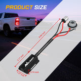 1156 LED CANbus Decoder, Anti-Flickering Harness Load Resistor Kit Turn Signal Error Warning Canceller, Pack of 2