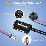 1156P LED CANbus Decoder Turn Signal Anti-Flicker Resistor | Helps Reduce Hyper Flash, Flickering and Dashboard Error Warnings, Pack of 2