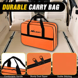 Car Emergency Kit with Jumper Cable Air Compressor Tire Repair Essential Tools First Aid Alligator Connector Electrical Kit for Travel Camping Outdoor Cars Truck SUV RV