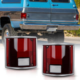Taillight Assembly Compatible with 1973 73 74 75 76 77 78 79 1980 81 82 83 84 85 85 86 87 88 89 1990 1991 Chevy C10 GMC C/K Suburban Blazer Jimmy Tail Lights Rear Driver and Passenger Side