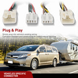 4 Pin Trailer Wiring Harness Kit 55580 Vehicle Standard 4 Way Connector Custom for 2004 2005 2006 2007 2008 2009 2010 Toyota Sienna Simple Fit Hitch Harness