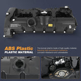 Engine Valve Cover Set for BMW 125i 128i 2007 2008 2009 2010 2011 2012 2013, 130i 323i 328i 525i 528i 528xi 530i 2006-2013, X1 X3 X5 Z4 2006 2007 2008 2009-2011 (Bolts Included)