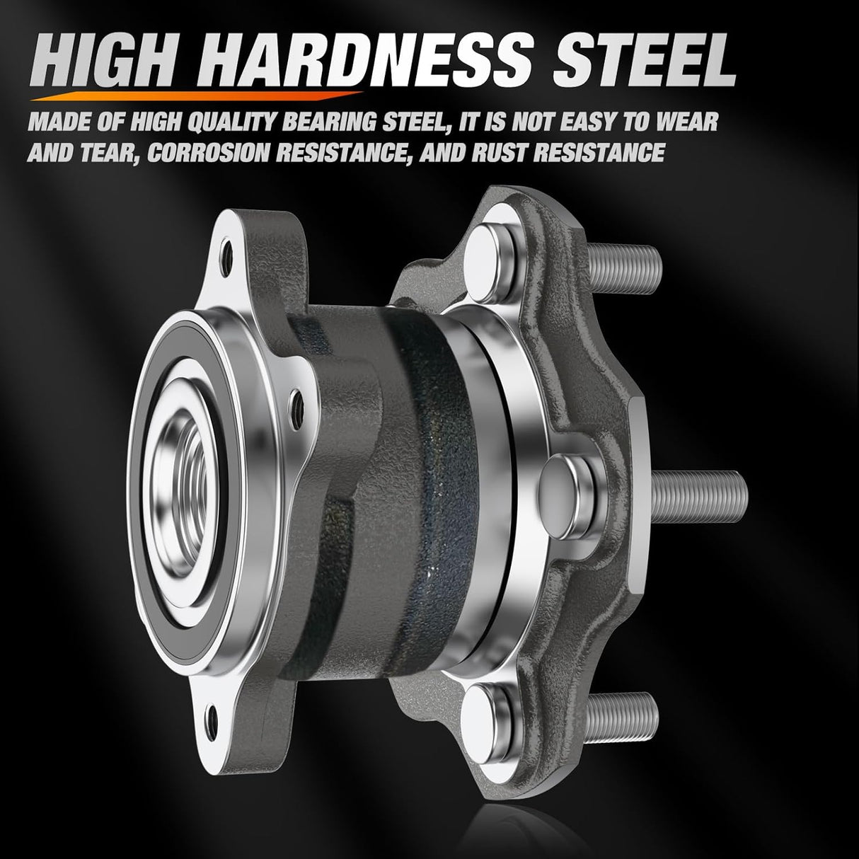 Rear Wheel Hub Bearing Assembly for Nissan Altima 2007-2014 2015 2016 2017 2018, Murano 2015-2016, Maxima 2009-2019, Pathfinder 2013-2019, Infiniti JX35, FWD 5 Lugs-512388 2Pack