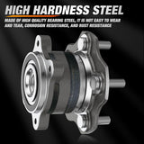 Rear Wheel Hub Bearing Assembly for Nissan Altima 2007-2014 2015 2016 2017 2018, Murano 2015-2016, Maxima 2009-2019, Pathfinder 2013-2019, Infiniti JX35, FWD 5 Lugs-512388 2Pack