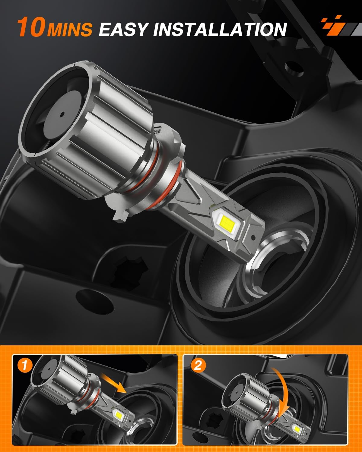 9005/HB3 LED Headlight Bulbs FS1 Series | 2 BULBS Nilight