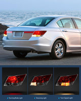 Taillight Assembly Compatible with 2008 2009 2010 2011 2012 Honda Accord Sedan Tail Lights Rear Lamp Replacement OE Style Passenger Side w/Bulbs