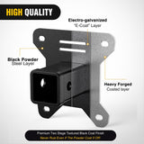 2 Inch Rear Bumper Tow Trailer Hitch Receiver Kit Compatible for UTV ATV 2014-2026 Polaris RZR XP1000 XP 4 1000