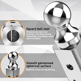 GNXA2000 Gooseneck Hitch Ball Compatible with B&W Trailer Hitches, 2-5/16 Inch Replacement Gooseneck Tow Hitch Ball 30,000lbs Load Capacity