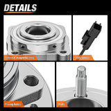 Rear Wheel Bearing and Hub Assembly for Chevy Equinox 2010 2011 2012 2013 2014 2015 2016, GMC Terrain 2010–2016, 5 Lug W/ABS 512440-2pack
