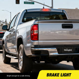 Third Brake Light for Chevy Colorado GMC Canyon 2015 2016 2017 2018 | for Chevy Colorado and GMC Canyon 2015 2016 2017 2018, High Mount 3rd Stop LED Car Rear Cab Center Lamp Replacement, Smoked