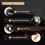 Exterior Front Left Right Car Door Handle with Keyhole Fit for 1999 00 01 02 03 04 05 06 07 Cadillac Escalade Chevy Avalanche Silverado Tahoe GMC Sierra Yukon Denali Replaces#15034985,15034986