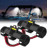 UTV Dome Light w/Grab Handle Universal 1.75 Inch-2.0 Inch Roll Bar Mount LED Interior Lights Spot Flood Combo Beam for ATV Can-Am Polaris RZR Buggy Golf Off-Road Vehicle