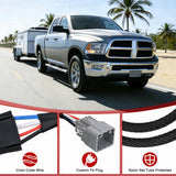 Wiring Harness Kit Brake Controller Wiring Harness Adapter for Ram 1500 2500 3500 Dodge Pickup 2010 2011 2012 Factory Towing Package Required Towing Hitch Trailer RV