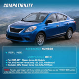 Front Struts Shocks Complete Assembly Kit Compatible with Nissan Versa 2007-2011 ALL Models, Versa 1.8L 2012 Front Shock Absorber Strut Coil Spring Assembly Pair Replace OE#172351 172352, 2PCS