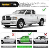 Running Boards for 2009-2018 Dodge Ram 1500 Quad Cab 2019-2024 ram 1500 Classic Body Quad Cab 2010-2024 Dodge ram 2500 3500 6 Inch Side Step Nerf Bars Stainless Stee
