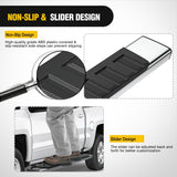 Running Boards for Toyota Tacoma 2005-2023 Double Cab | for 2 Full-Size Door & 2 Half-Size Door 6 Inch Side Step Nerf Bars Stainless Steel