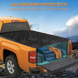 Soft Roll-Up Tonneau Cover Compatible with Chevy Silverado/GMC Sierra 1500 2007 2008 2009 2010 2011 2012 2013– 5.8ft Truck Bed Cover