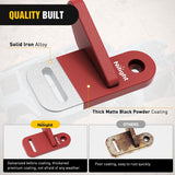 Hood Light Brackets for Wrangler JL JLU Gladiator JT 18-25, Red | for Jeep Wrangler JL JLU Gladiator JT 2018 2019 2020 2021 2022 2023 2024 2025, A-Pillar Auxiliary Offroad LED Pods Mounting