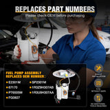 Fuel Pump Assembly E2301M Fit for Ford Mustang 2001 2002 2003 2004 | for V6 3.8L 3.9L 4.6L Automotive Replacement Electric Fuel Pumps Module Assembly Replaces # FG0827 P76505M SP2301M