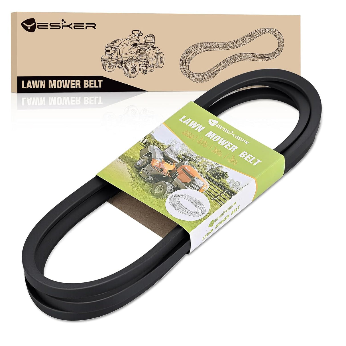 954-04219 Drive Belt for Cub Cadet 46 Inch Deck Belt Length 103.35 Inch Lawn Mower Belts for Craftsman Cub Cadet MTD Troy-Bilt Lawn Tractor Mowers Durable Aramid Cord Replace 754-04219 95404219