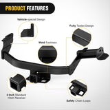Tow Hitch for 2021-2025 Hyundai Santa Fe 2021-2025 Kia Sorento | 2 Inch Receiver Class 3 Trailer Hitch for 2021 2022 2023 2024 2025 Hyundai Santa Fe 2021-2025 Kia Sorento Black Powder Coated