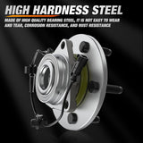 Wheel Bearings and Hub Assembly for Dodge Ram 1500 2002-2005 W/ABS | Direct Replacement, Smooth & Quiet Operation, Heavy-Duty Construction-2Pack