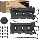Pair Engine Valve Cover for Nissan Frontier 2005-2019, NV1500 NV2500 NV3500 2012 2013 2014 2015 2016 2017 2018 2019, Pathfinder 2005 2006 2007 2008 2009 2010 2011 2012, Xterra 2005-2015
