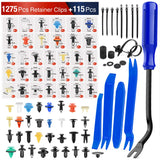 1390Pcs Car Push Retainer Clips Auto Fasteners Kit Included 33 Most Popular Sizes Nylon Bumper Fender Rivets with 1 Fasteners Remover 10 Cable Ties for Toyota GM Ford Honda Chevy