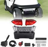 Golf Cart LED Light Kit 12V Stop Brake Turn Signal Club Car | Headlight Taillight Horn Waterproof Plug and Play Upgrade Kit for 2004-Up Club Car Precedent 2018-Up Tempo Electric Carts
