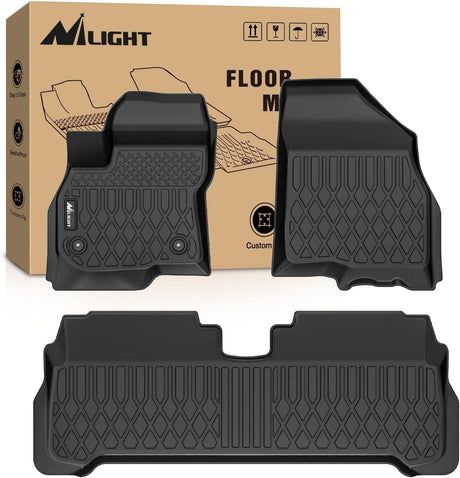 TPE Floor Mats for Chevy Bolt EUV 2022 2023 2024, All Weather Custom Fit Heavy Duty Floor Liners