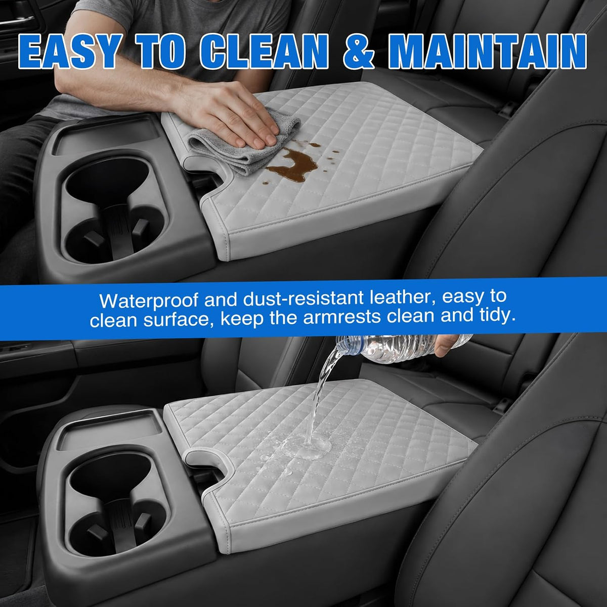 Center Console Cover for Ford F150 F250 F350 F450 F550 2015-2025