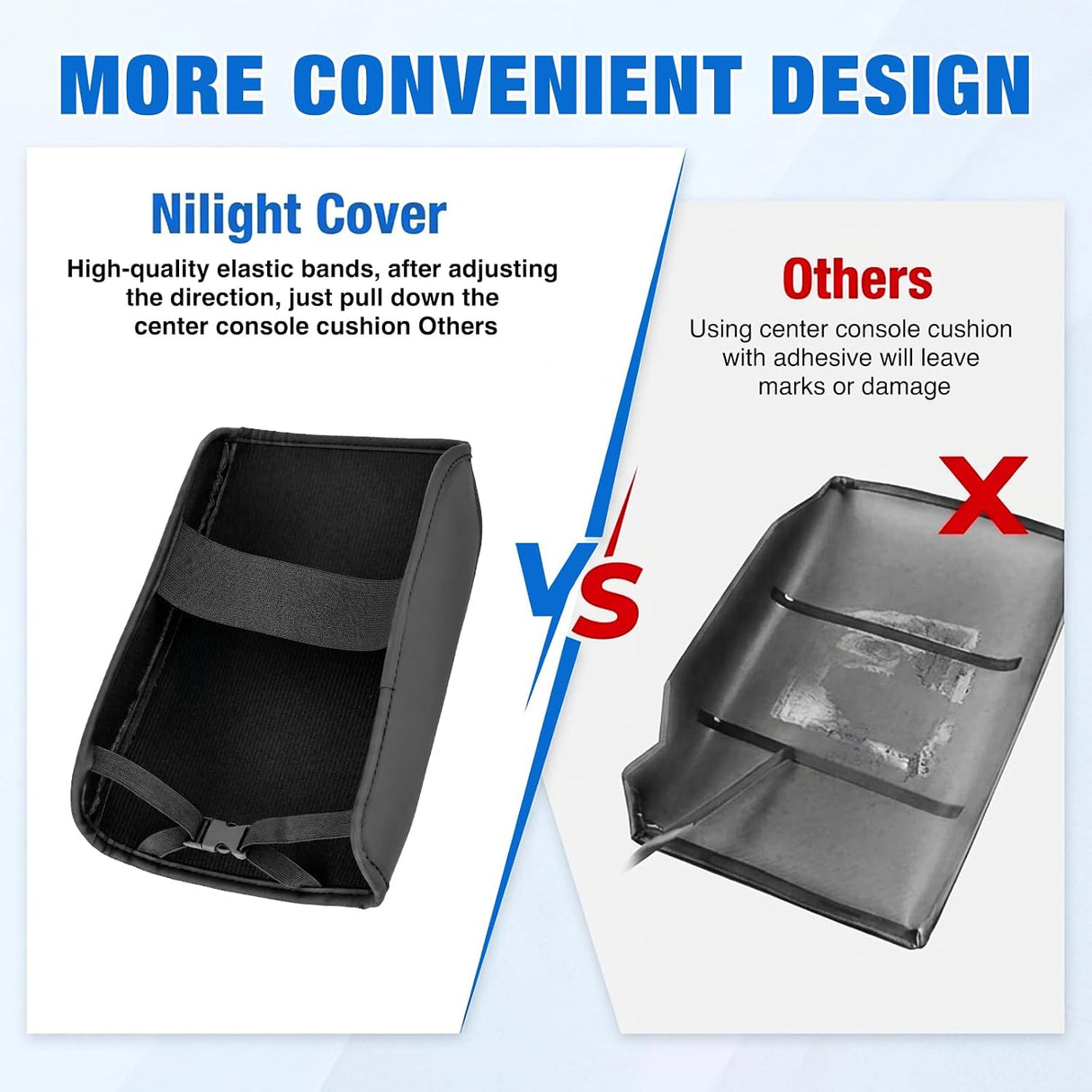 Center Console Cover Fit for Toyota Tacoma 2024 2025 2026 Armrest | Nappa Leather Armrest Cover for Toyota Accessories Waterproof Middle Console Cushion Anti-Scratch Car Arm Rest Box Pad, Black