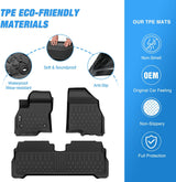 TPE Floor Mats for Chevy Bolt EUV 2022 2023 2024, All Weather Custom Fit Heavy Duty Floor Liners