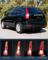 Taillight Assembly Compatible with 2007 2008 2009 2010 2011 Honda CR-V Tail Light OE Style Rear Lamp Replacement Driver and Passenger Side