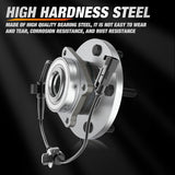 Front Wheel Bearing Hubs for Dodge Grand Caravan 2008-2016 W/ABS | For 2008-2016 Chrysler Town & Country, 2009-2014 VW Routan, Direct Replacement-2Pack