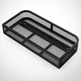 ATV Front Cargo Basket, 17 Inch W x 36 Inch L x 6.3 Inch H Racks and Baskets with Steel Mesh Frame, Heavy Duty ATV Storage Cargo Box Attachments for Luggage Carrier