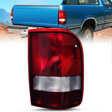 Taillight Assembly Compatible with 1993 1994 1995 1996 1997 Ford Ranger Dark Red Tail Light OE Style Rear Lamp Replacement Passenger Side