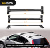 Roof Rack Cross Bars Fit for Honda CRV 2007 2008 2009 2010 2011 with Fixed Point, Adjustable Aluminum Car Crossbars with Rubber Pad for Cargo Carrier Luggage Bike Kayak Rooftop Tent Snowboard