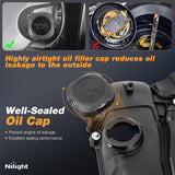 N55 Engine Valve Cover with Gasket, Bolts, Oli Cap for BMW 2011-2019 Model - 135i 335i 535i 640i X3 X5 X6 M2 M135i (xDrive) ActiveHybrid Series - 3.0L Turbo, Replace# 11127570292