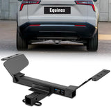 Class 3 Trailer Hitch Compatible with 2018-2026 Chevrolet Chevy Equinox (Excl.Diesel) 2018-2026 GMC Terrain (Excl.Diesel) 2 Inch Hitch Receiver fit Ball Mount Cargo Carrier Bike Rack Tow Hook
