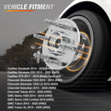 Front Wheel Bearing and Hub Assembly for Chevrolet Tahoe Suburban 2015–2020, GMC Yukon XL 2015–2020, Silverado 1500 2014–2018, GMC Sierra 1500 2014-2018, Escalade, 4WD-2Pack