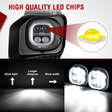 LED Fog Light Assembly Compatible with 2011 2012 2013 2014 2015 2016 Ford F250 F350 F450 F550 with Daytime Running Lights Driving Lamp Plug and Play Driver side and Passenger Side