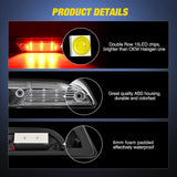 Third Brake Light Tail High Mount 3rd Stop Cargo Reverse Lights Clear Lens Compatible with Ford F150 2015 2016 2017 2018 2019 2020 Super Duty F250 F350 2017+ Ranger 2019+ Maverick 2022+